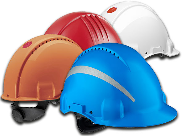 Helme aus dem 3M Kopfschutzkonzept Helme aus dem 3M Kopfschutzkonzept