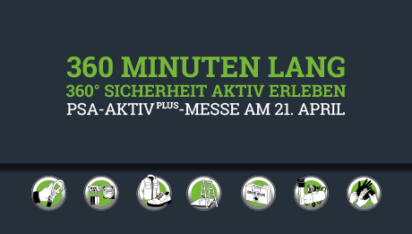 Jetzt kostenlos anmelden zum Sicherheitsevent im April! Dunkelblaue Fläche mit Icons zu verschiedenen Sicherheitsthemen