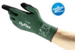 Grüner Handschuh