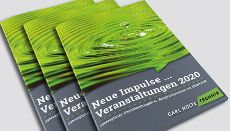 Drei Veranstaltungskalender der Carl Nolte Technik