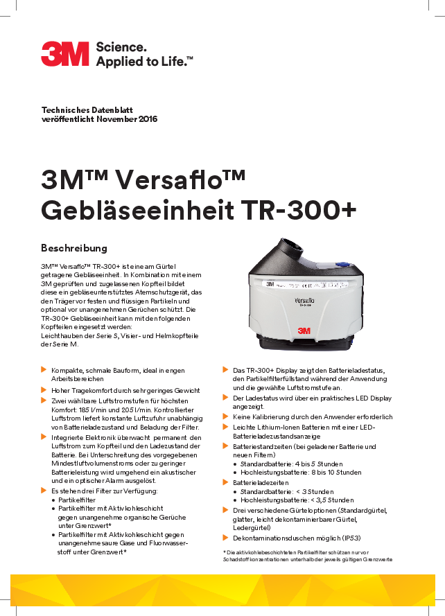 Technisches Datenblatt