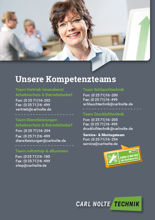 Übersicht Team-Kontaktdaten & Dienstleistungen