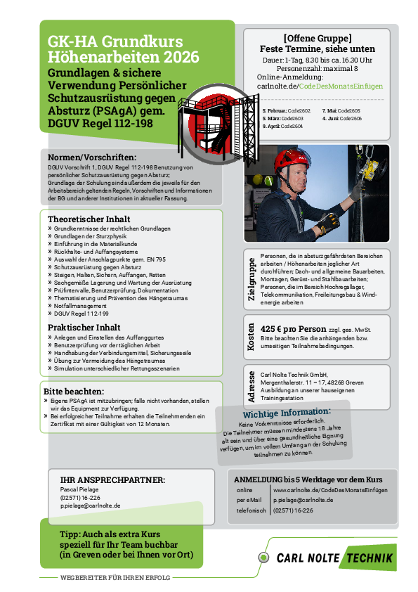 Einladung & Teilnahmebedingungen Einladung & Teilnahmebedingungen