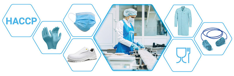 Waben mit Lebensmittel-Symbolen