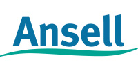 Logo Ansell in Grün und Blau