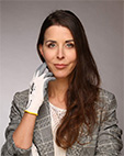 Portrait einer Frau mit langen Haaren