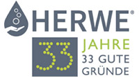 Jubiläumslogo 33 Jahre Herwe