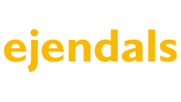 Logo der Firma ejendals, gelbe Schrift